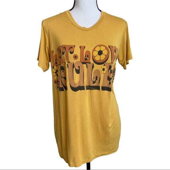 Life Clothing Company Groovy Soft "Let Love Rule" Shirt - Small - Picture 1 of 8